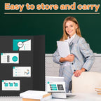 Henoyso 12 Pcs 36 x 48 Inch Black Trifold Poster Board Large Tri Fold - Image 5