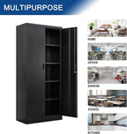 TaskStorz Storage Cabinet, 72 Inch Tall Metal Storage Cabinet - Image 7