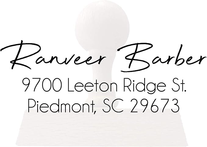 Custom Address Stamp Personalized Self Inking Stamps Custom Return Address - Image 5