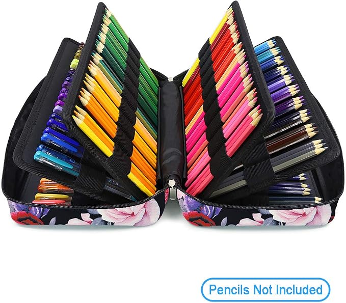 YOUSHARES Colored Pencil Case 304 Slots Pen Case Organizer - Image 3