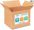 Medium Shipping & Moving Boxes 16"L x 12"W x 12"H by IDLPackaging