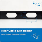 ICC 1U Ring Cable Manager Panel - Image 9