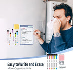 loukin Dry Erase Checklists 4 Pack, Electrostatic Clings to Any Shiny Surface - Image 3