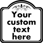 Custom Sign, Custom Indoor/Outdoor Decorative Sign，Aluminum Weatherproof Metal by HKSIGNS