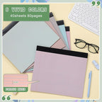 Lincia 6 Pcs 11" x 9.5" Legal Pads College Ruled Notepad Landscape Notebook - Image 3