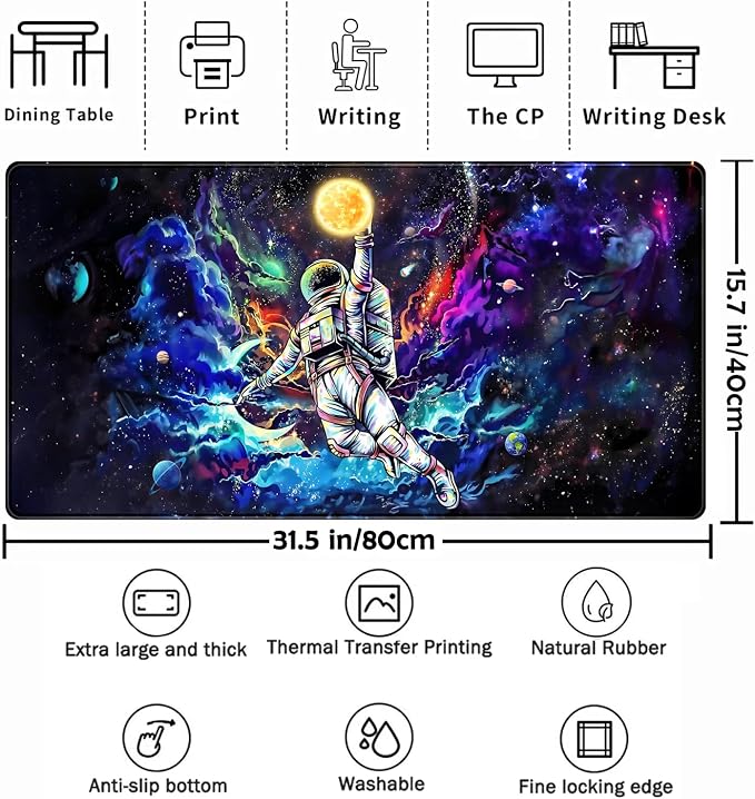 Astronaut Desk Space Mouse Pad for Boys - Image 2