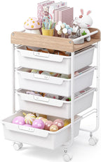 Rolling Storage Utility Cart by SYKIARIOL