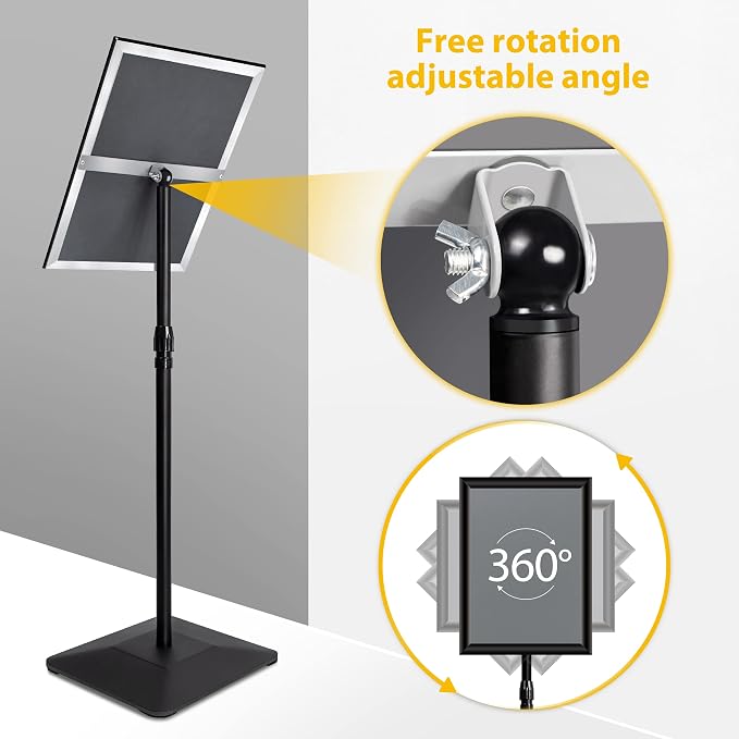 VAIIGO 11"x17" Pedestal Poster Sign Holder Stand - Image 4