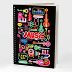 MAXCURY Blank Sheet Music Composition Manuscript Staff Paper Art Music Notebook - Image 3