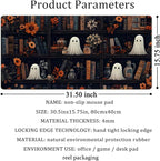 LuckyCow Cute Vintage Gothic Desk Mat Kawaii Dark Academia Desk Pad Medieval - Image 6