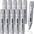 Fuutreo 10 Pack Jumbo Permanent Markers Bulk Large Chisel Tip Permanent Markers by Fuutreo