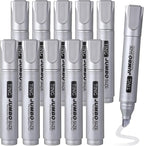 Fuutreo 10 Pack Jumbo Permanent Markers Bulk Large Chisel Tip Permanent Markers by Fuutreo