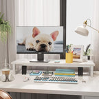 YAOHUOO Dual Monitor Stand Riser, 39Inch Large Monitor Stands - Image 3