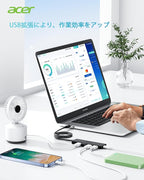 Acer USB C Hub 4 Ports, USBC Splitter - Image 5