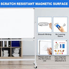 Max-officoo Magnetic White Board Dry Erase Whiteboard - Image 3