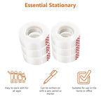 Amazon Basics Matte Finish Tape, 6 Pack, 2.1 x 0.75 inch, Translucent - Image 3