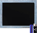 HBCY Creations 18" x 24" Rustic Blue Solid Wood Frame Wall Chalkboard, Magnetic by HBCYCreations