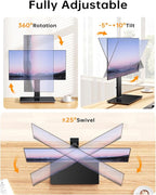 Single Monitor Stand, FreeStanding Desk Stand - Image 7