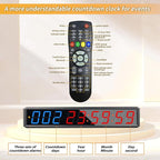LED Countdown Clock, 999 Days, 23 Hours, 59 Minutes, 59 Seconds, Event - Image 3