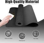 Leather Desk Pad Protector, 39.4'' X 17'' Large Mouse Pad, Office Desk Mat - Image 3