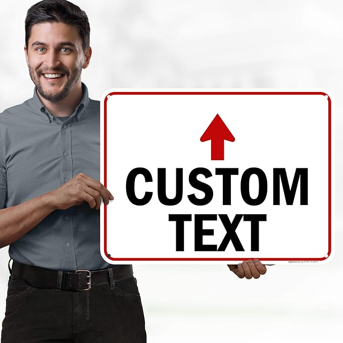 Custom Arrow, Custom Directional Sign, Up Arrow, 18x24 Inches, 55 mil thick - Image 2