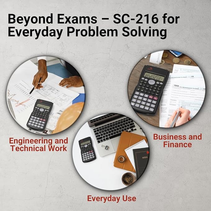 SC 216 Non Graphing Scientific Calculator - Image 7