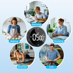 Allbean Digital Kitchen Timer, Large Display Magnetic Countdown Countup Timer - Image 7