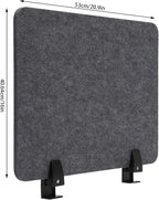 4pcs Privacy Panels, Standing Desk Divider, Desktop Office Furniture Partitions - Image 4