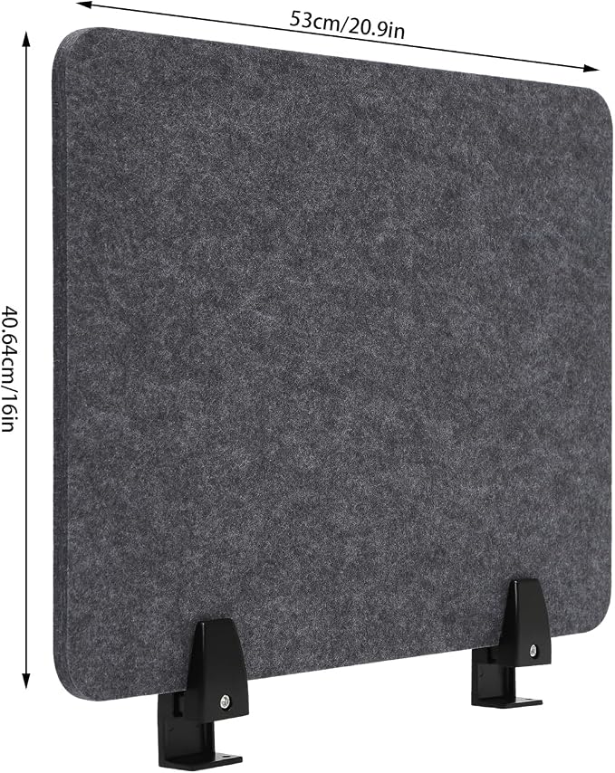 4pcs Privacy Panels, Standing Desk Divider, Desktop Office Furniture Partitions - Image 4