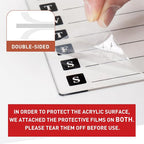Desktop Glass Dry Erase & Acrylic Aesthetic Desk Calendar Weekly To-do List - Image 3