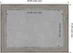 Amanti Art Grey Framed Magnetic Board 21x29 Medium Vision Board - Image 3