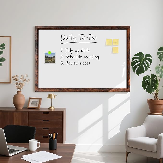 Large White Board for Wall, Hanging Writing Board for Home Office School - Image 6