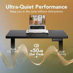HUANUO Electric Standing Desk, 40 x 24 Inch Height Adjustable Computer Desk - Image 6