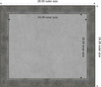 Amanti Art Silver Framed Magnetic Board 24x28 Medium Vision Board - Image 3