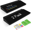 2 Pack Desktop Glass Whiteboard by WALGLASS