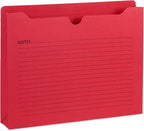 Blue Summit File Jackets Letter Size 2 Inch Expansion, Lined Folders - Image 2