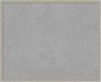 Amanti Art Grey Framed Magnetic Board 34x42 X-Large Vision Board by AmantiArt