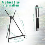 Xinnun 12 Pcs Aluminum 15'' to 21'' High Tabletop Easel Display Adjustable - Image 2