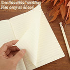 MIVIDE 50 Pack A5 Kraft Notebooks Bulk, 8.3” x 5.5” Lined Paper Journal - Image 5