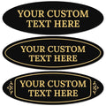 Custom Wall or Door Sign, Personalized Plaque Engraved Message by SigoSigns
