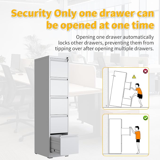 Reegangfa 5 Drawer File Cabinet - Image 7