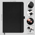 RETTACY Bullet Dotted Journal Notebook, 320 Numbered Pages, A5 Medium Size - Image 2