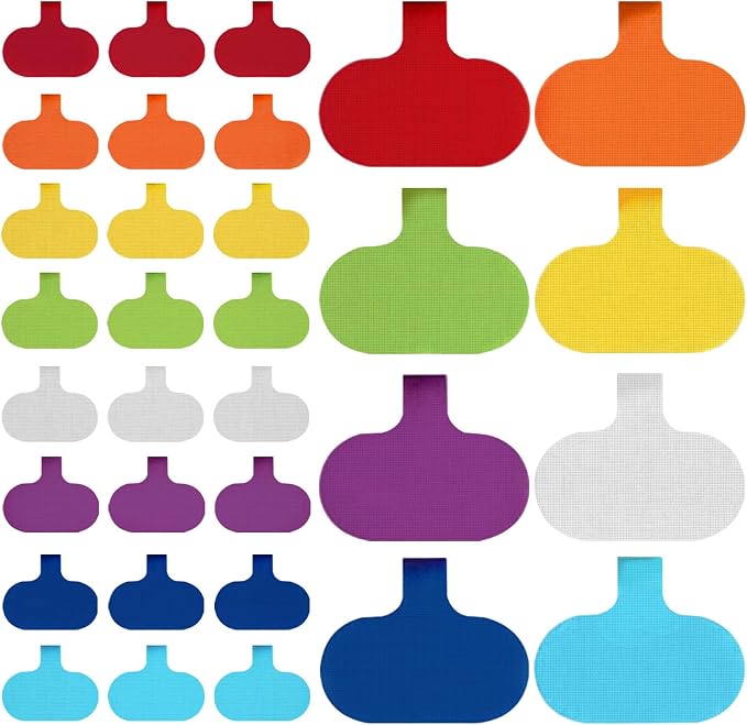 CllyCnny Cable Lables Tags: 32 Pcs Multi Color Write On Cord Tags Wire by Unknown