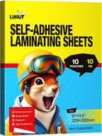 Uinkit 10Mil Thick Self-Seal Laminating Sheets by UinkitHandicraftsandConservationSpecialist
