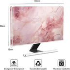 Baocicco Fashion Pink Marble Waterproof Television Cover 55 Inch Full Body - Image 2
