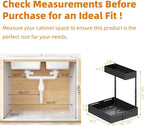 Henyol 2Packs Under Sink Organizer - Image 5