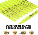 Buecs Highlighters Bulk Pack, Chisel Tip, Fluorescent Yellow, suitable - Image 5