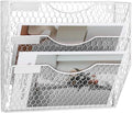 EASEPRES Mail Organizer Wall Mount Hanging File Holder Storage, Metal Chicken by EASEPRES