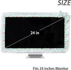 Kingshion 24-inch Cute Lace Fabric Monitor Cover - Image 2