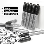 INTUNO Jumo Permanent Markers, Chisel tip, Oil-Based Permanent Markers - Image 4